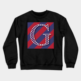 Old Glory Letter G Crewneck Sweatshirt